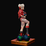 R175 -  NSFW DC comic character 3d design model, harley quinn cartun style, 3d stl file dropbox instant download