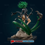 R179 - NSFW anime character design model file, Tatsumaki from one punch man, 3d stl dropbox instant download