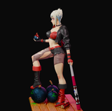 R175 -  NSFW DC comic character 3d design model, harley quinn cartun style, 3d stl file dropbox instant download