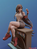 MN081 - Games character design, The Tifa from FF7, 3d stl print files