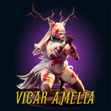 MN097 - Games female character design, Bloodborne, the vicar amelia, 3d stl instant download files