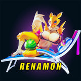MEI110 - NSFW Games character design, Renamon, 3d stl print files