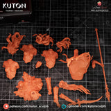 R117 - Female character design, Vexoria statue design, 3d stl file instant download