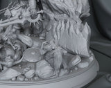 NW006 - Games character design , Varian warcraft, 3d stl print files