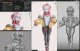 B200 - Games character design, The Bull devil , 3d Stl model design, dropbox download instant file link