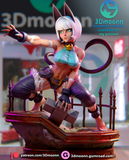 R994 - Games character design, Nsfw, Ms. Fortune from skullgiurls, 3d stl model design printing download link
