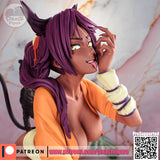 MN091 - NSFW Anime character , Bleach , yoruichi shihoin figure, 3d stl instant download files.