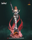 TU077 - NSFW female Character design,Marvel - Black Widow,3d STL resin print download files