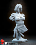 N025 - Games character design stl, 2B from Nier Automata, 3d stl instant download dropbox files