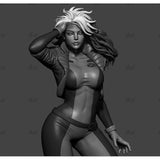 B053 - Comic Character design, The Marvel Studio heroes Rogue, STL 3D Model design download Printable files