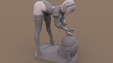 MN093 - Games female character, Automata 2B, 3d stl file instand download