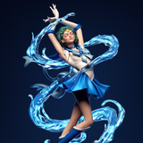 TU042 - Games character design, Sailormoon , 3D Printer Files, 3d STL resin print download files