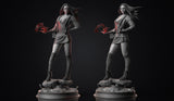 S005 - Comic Character design,  WM The Witch STL, STL 3D Model Print download file