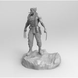 A094 - Marvel superheroes character design file, The Wolverin soldier version, STL 3D model design print download files