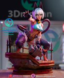 R994 - Games character design, Nsfw, Ms. Fortune from skullgiurls, 3d stl model design printing download link
