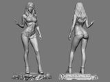 B500 - Comic character design stl file, The cute NSFw Superwomen, 3d stl file dropbox instant download files