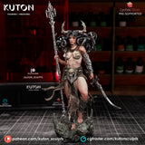 R117 - Female character design, Vexoria statue design, 3d stl file instant download