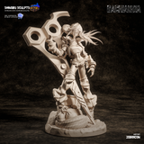 TU036 - Anime character design, Riyo Reaper - Gachiakuta, 3D Printer Files, 3d STL resin print download files