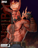 NW005 - Comic cahracter design , Hellboy bust and full body,  3d stl print files