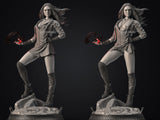 S005 - Comic Character design,  WM The Witch STL, STL 3D Model Print download file