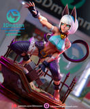 R994 - Games character design, Nsfw, Ms. Fortune from skullgiurls, 3d stl model design printing download link