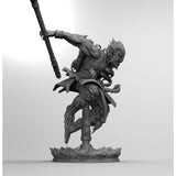 S016 - Legendary character design, The Monkey King God - STL 3D models Printing download digital files