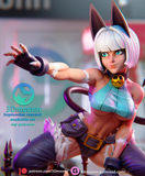 R994 - Games character design, Nsfw, Ms. Fortune from skullgiurls, 3d stl model design printing download link