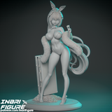 TU099 - Female Character design,Nikke Bunny Rupee ,3d STL resin print download files