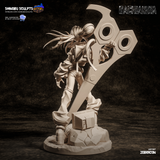 TU036 - Anime character design, Riyo Reaper - Gachiakuta, 3D Printer Files, 3d STL resin print download files