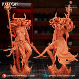 R117 - Female character design, Vexoria statue design, 3d stl file instant download