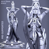 F475 - Legendary design, Hot Necromancer Boneflesh, Female Character design STL 3D model design print download files