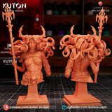 R117 - Female character design, Vexoria statue design, 3d stl file instant download