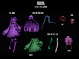 MN070 - Games character design, Abigail Williams(FGO), 3d stl print files