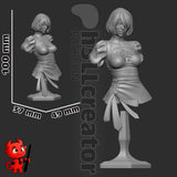 N025 - Games character design stl, 2B from Nier Automata, 3d stl instant download dropbox files