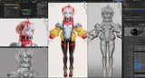 B200 - Games character design, The Bull devil , 3d Stl model design, dropbox download instant file link