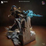 TU047 - Games character design, Caitlyn - Arcane , 3D Printer Files, 3d STL resin print download files