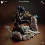 TU047 - Games character design, Caitlyn - Arcane , 3D Printer Files, 3d STL resin print download files