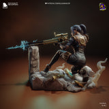 TU047 - Games character design, Caitlyn - Arcane , 3D Printer Files, 3d STL resin print download files