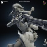 TU047 - Games character design, Caitlyn - Arcane , 3D Printer Files, 3d STL resin print download files