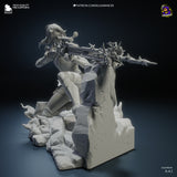TU047 - Games character design, Caitlyn - Arcane , 3D Printer Files, 3d STL resin print download files