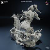 TU047 - Games character design, Caitlyn - Arcane , 3D Printer Files, 3d STL resin print download files
