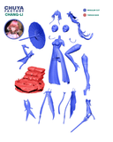 TU079 - Female Character design,Wuthering Waves - Changli,3D STL resin print download files