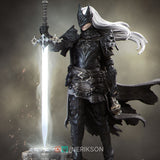 TU120 - Female Character design,Laenith The Death Domain Cleric,3d STL resin print download files