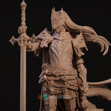 TU120 - Female Character design,Laenith The Death Domain Cleric,3d STL resin print download files