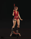 N013 - Games character design model file, Claire from the resident evil, 3d stl instant download file