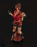 N013 - Games character design model file, Claire from the resident evil, 3d stl instant download file