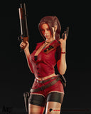 N013 - Games character design model file, Claire from the resident evil, 3d stl instant download file