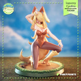 TU107 - Female Character design,Pokemon - Cynthia (Lopunny),3d STL resin print download files