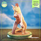 TU107 - Female Character design,Pokemon - Cynthia (Lopunny),3d STL resin print download files
