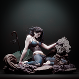 MN012 - Fantasy female character, Sandman Death , 3d stl print download files